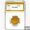 1835 Classic Head Half Cent PGA MS65