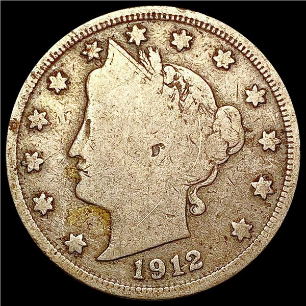 1912-S Liberty Victory Nickel NICELY CIRCULATED