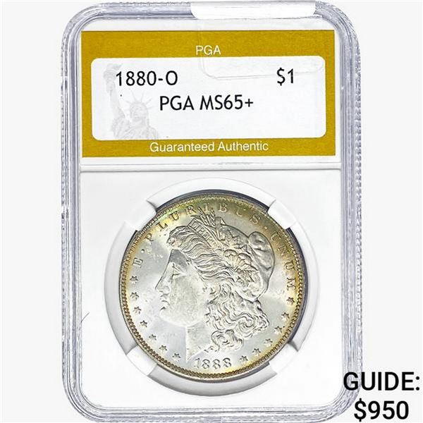 1888-O Morgan Silver Dollar PGA MS65+