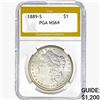 1889-S Morgan Silver Dollar PGA MS64