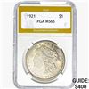 1921 Morgan Silver Dollar PGA MS65