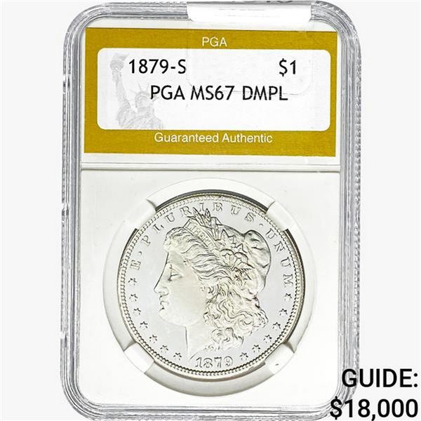 1879-S Morgan Silver Dollar PGA MS67 DMPL