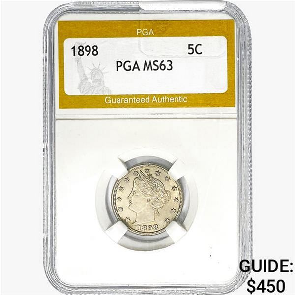 1898 Liberty Victory Nickel PGA MS63