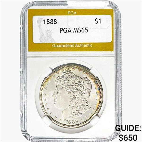 1888 Morgan Silver Dollar PGA MS65