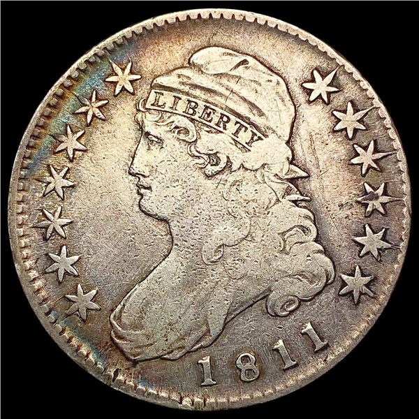 1811 Capped Bust Half Dollar ABOUT UNCIRCULATED