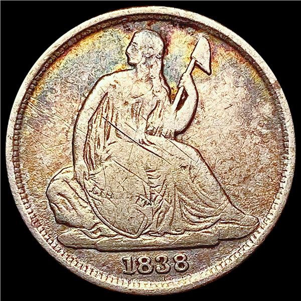 1838-O Seated Liberty Dime LIGHTLY CIRCULATED
