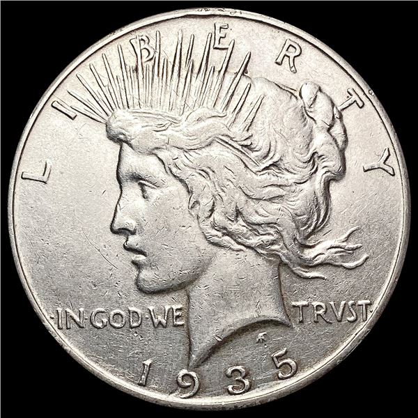 1935 Silver Peace Dollar CLOSELY UNCIRCULATED