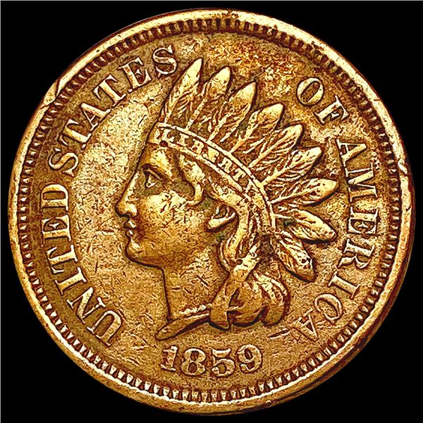 1859 Indian Head Cent NEARLY UNCIRCULATED