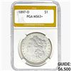 1897-O Morgan Silver Dollar PGA MS63+