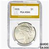 1935 Silver Peace Dollar PGA MS66
