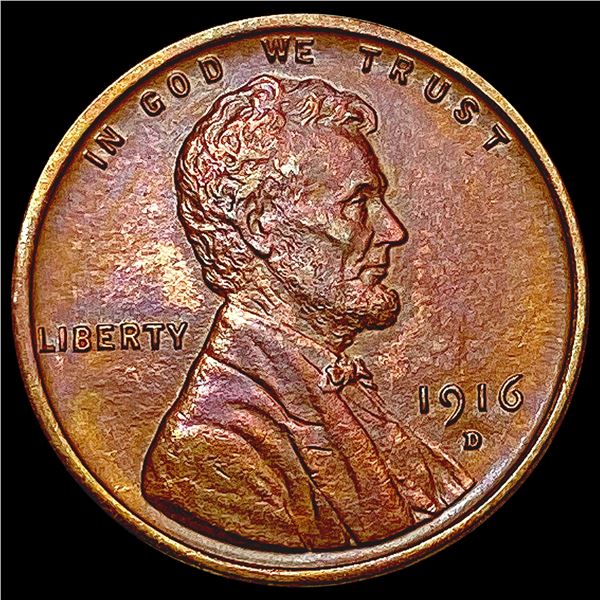 1916-D Wheat Cent CHOICE BU