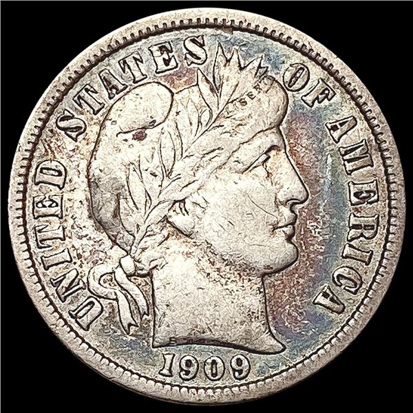1909-D Barber Dime CLOSELY UNCIRCULATED