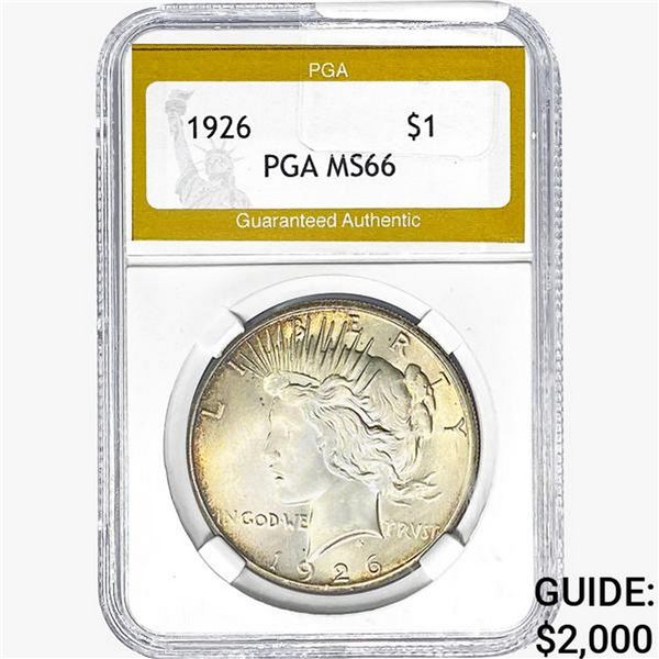 1926 Morgan Silver Dollar PGA MS66