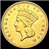 1857 Rare Gold Dollar UNCIRCULATED