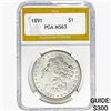 1891 Morgan Silver Dollar PGA MS63