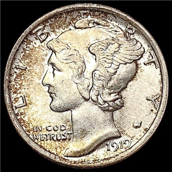 1919 Mercury Dime SUPERB GEM BU