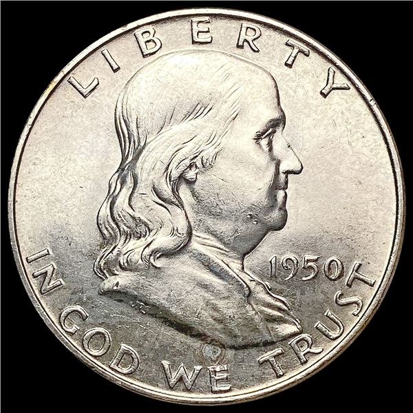 1950 Franklin Half Dollar GEM BU