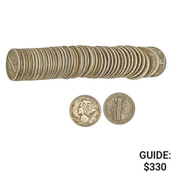 [50] 1916-1953 Roosevelt 10C and Mercury 10C