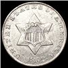 1862 Silver Three Cent CHOICE AU