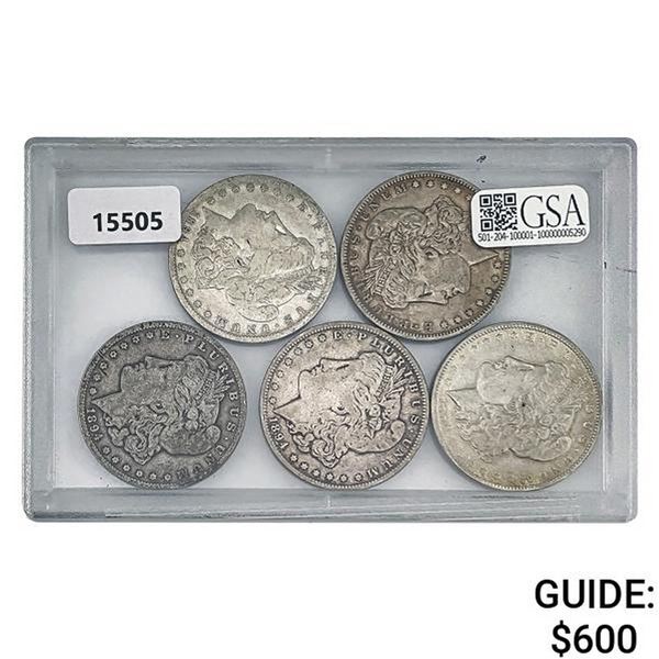 [5] 1894-O Morgan Silver Dollar
