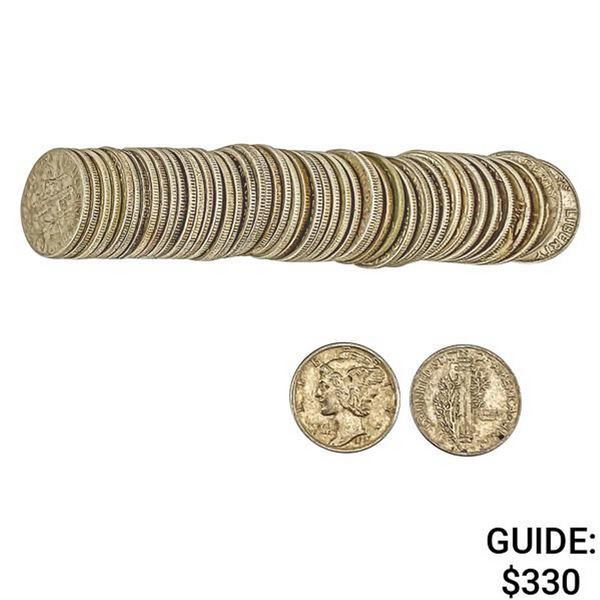 [48] 1923-1964 Roosevelt 10C and Mercury 10C