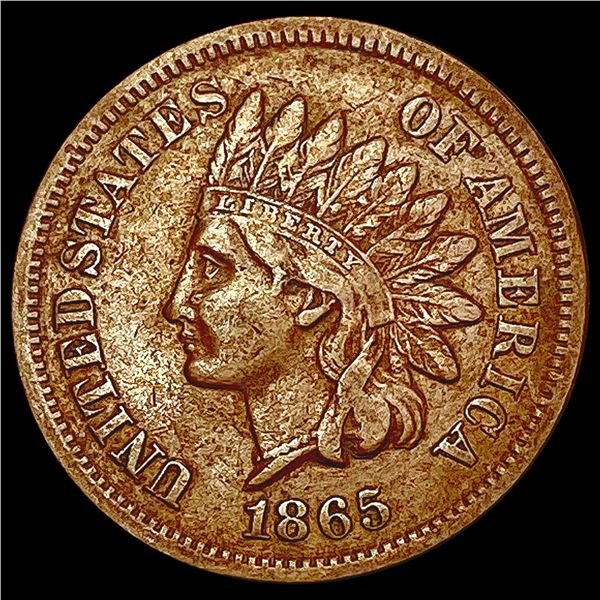 1865 Indian Head Cent NEARLY UNCIRCULATED