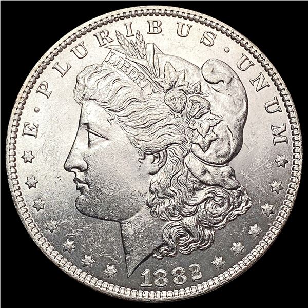 1882-O/O Morgan Silver Dollar GEM BU