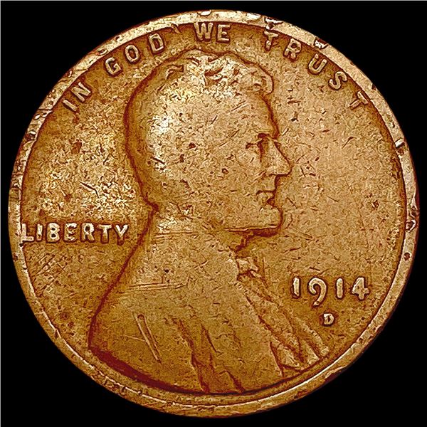 1914-S Wheat Cent NICELY CIRCULATED