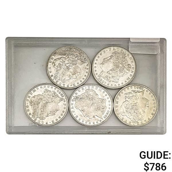 [5]1880-O AU Morgan Silver Dollar