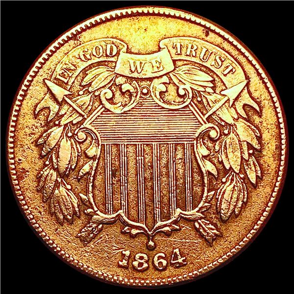 1864 Two Cent Piece CLOSELY UNCIRCULATED