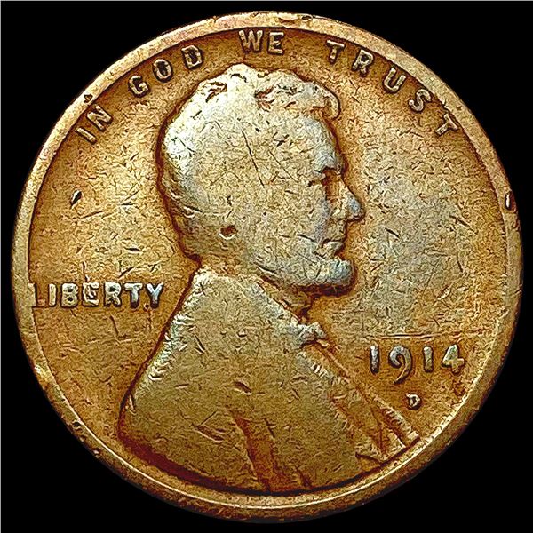 1914-O Wheat Cent NICELY CIRCULATED