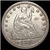 1874 Seated Liberty Quarter ABOUT UNCIRCULATED