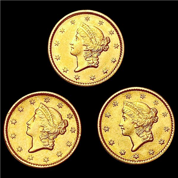 [3] 1851-1853 Rare Gold Dollar HIGH GRADE