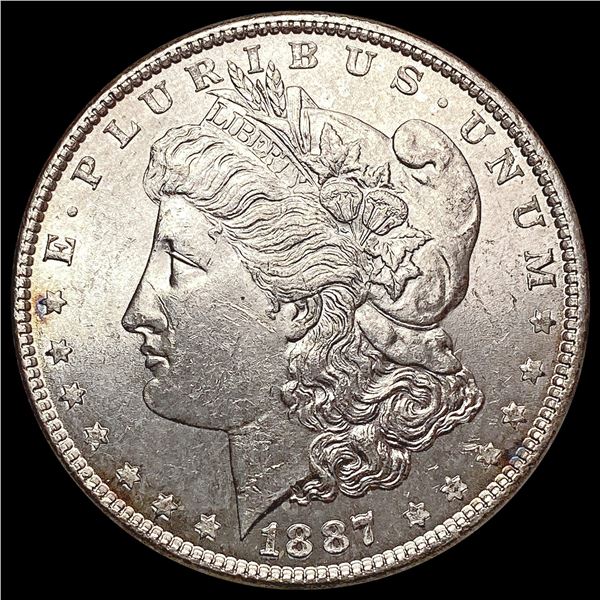 1887-P Morgan Silver Dollar CHOICE BU