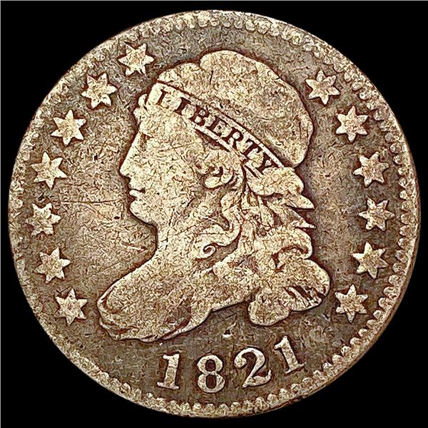 1821 Capped Bust Dime NICELY CIRCULATED