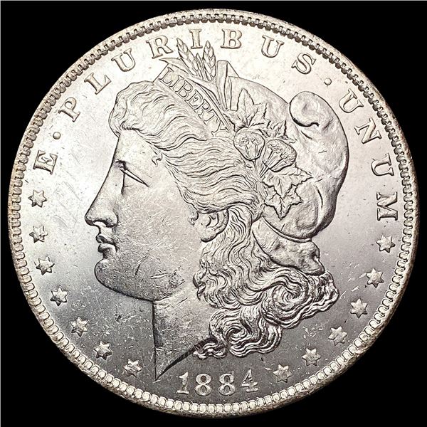 1884-O/O Morgan Silver Dollar SUPERB GEM BU