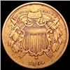 Image 1 : 1864 Two Cent Piece NICELY CIRCULATED