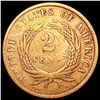Image 2 : 1864 Two Cent Piece NICELY CIRCULATED