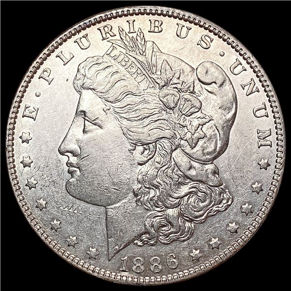 1886-P Morgan Silver Dollar CHOICE AU
