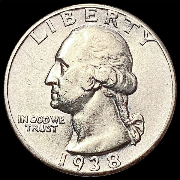 1938 Washington Silver Quarter CHOICE BU