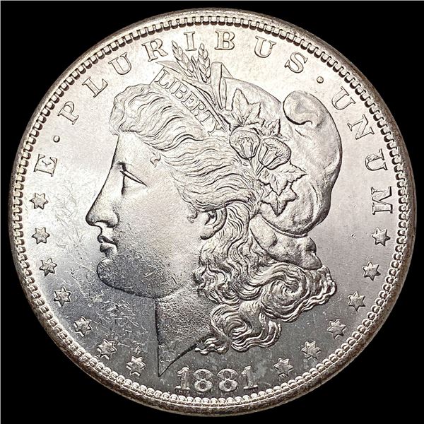 1881-S Morgan Silver Dollar SUPERB GEM BU