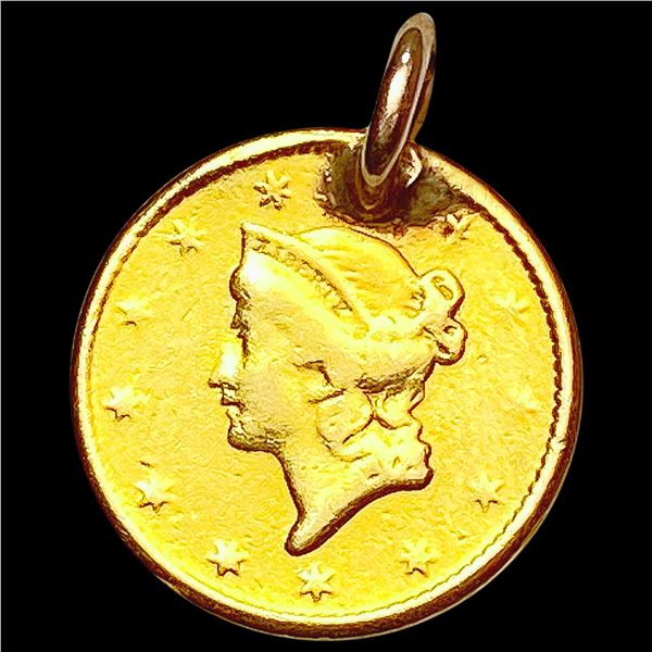 1851 Rare Gold Dollar CLOSELY UNCIRCULATED