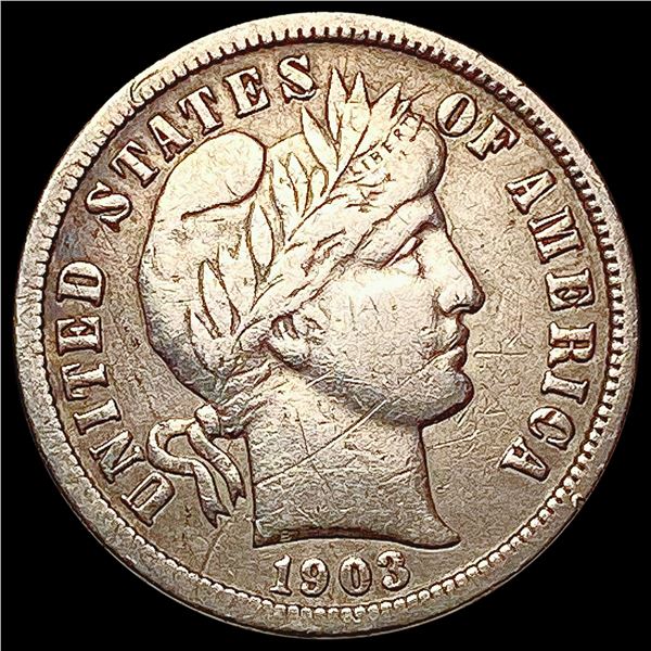 1903-O Barber Dime CLOSELY UNCIRCULATED