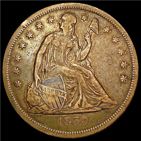 1859-O Seated Liberty Dollar NEARLY UNCIRCULATED