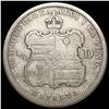 Image 2 : 1883 Kingdom of Hawaii Half Dollar ABOUT UNCIRCULATED