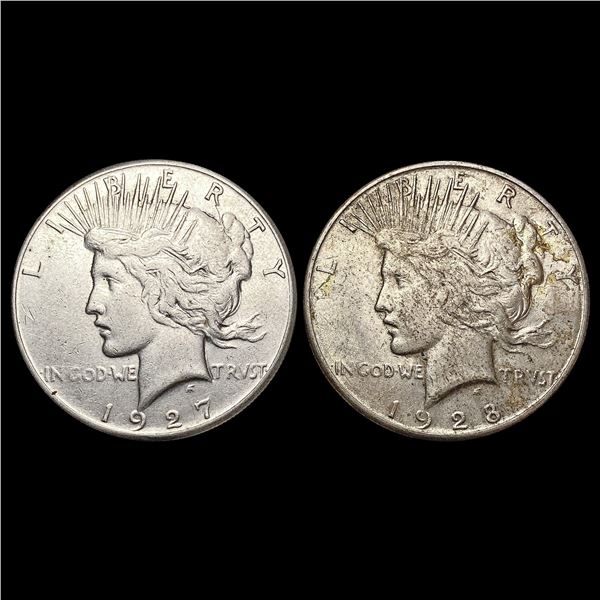 [2] 1927-1928-S Silver Peace Dollar HIGH GRADE