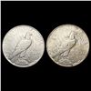 Image 2 : [2] 1927-1928-S Silver Peace Dollar HIGH GRADE