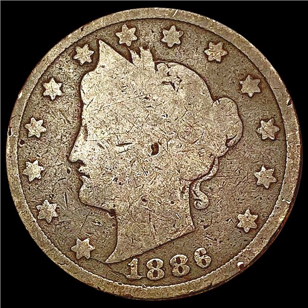1886 Liberty Victory Nickel NICELY CIRCULATED