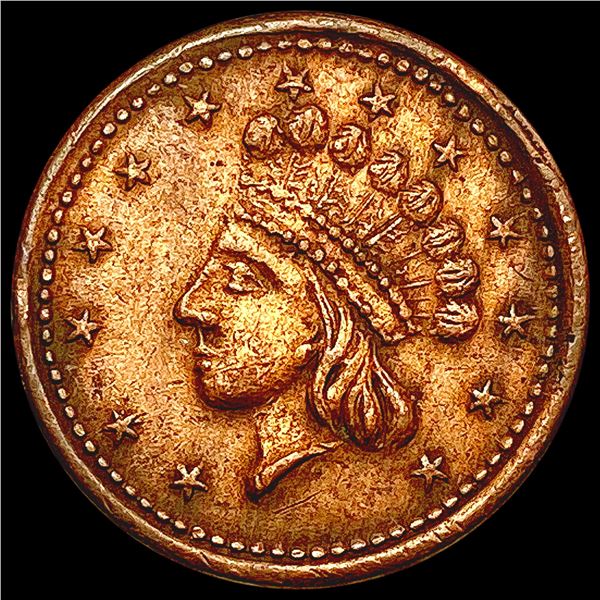 1864 Union Forever Civil War Token CHOICE AU