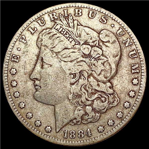 1884-S Morgan Silver Dollar NEARLY UNCIRCULATED